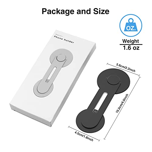 Magnetic Laptop Phone Holder Mount for MagSafe iPhone 18/17/16/15/14/13 - color: Black