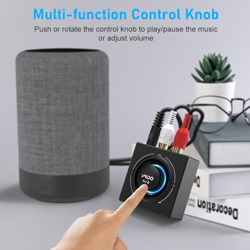 YMOO B06T3 Bluetooth 5.3 Receiver for Home Stereo with RCA AUX 3.5mm Jack