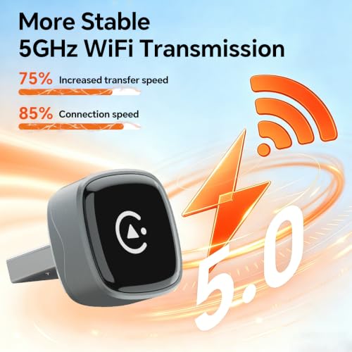 CarPlay Wireless Adapter 2-in-1 for Android Auto