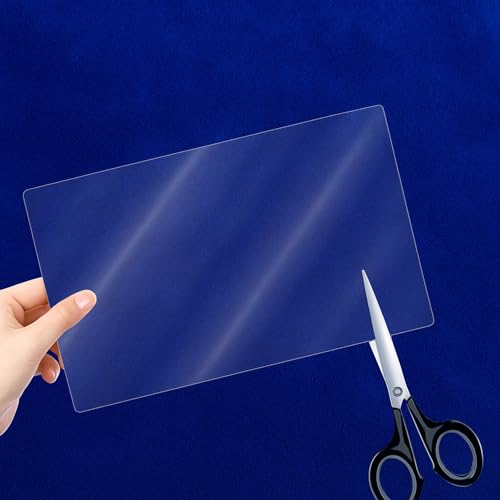 Cut to Fit Hydrogel Screen Protector 3-Pack (120*180 mm) Universal Trimmable Protective Film HD Clear TPU Cuttable Screen Protection Anti-Scratch Display Film for Phone, GPS, Tablet, Camera