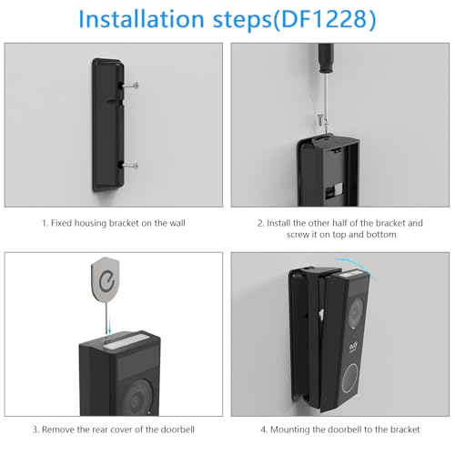 Adjustable 0-35° Angle Mount for eufy Security Video Doorbell E340