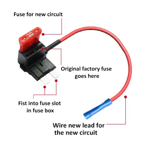 Add-a-Circuit Fuse Tap Kit with Female Cigarette Lighter Socket