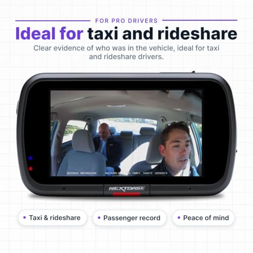 Nextbase Series 2 Add-on Module Cameras – 140 Degree Viewing Angle Cabin View Dash Camera for Commercial Use – Compatible with Series 2 322GW, 422GW, 522GW and 622GW Dash Cam Models - style: Cabin View Camera
