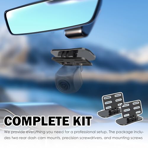 2 Set Car Backup Camera Mount Kit, 180° Adjustable