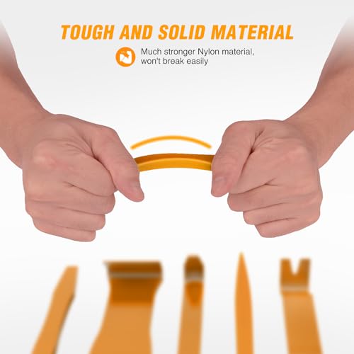 GOOACC 6PCS Auto Trim Removal Tool Kit Yellow - color: 6pcs Trim Removal Tool Yellow