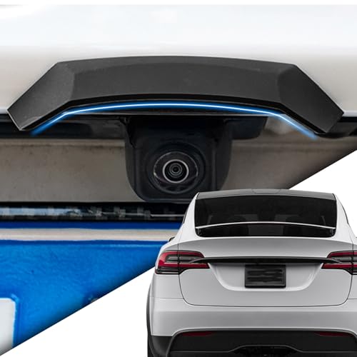 Upgraded Backup Camera Rain Shield for Cars, Silicone Rear View Covers, Wider Longer Design Blocks Water Drops, Clear Reverse Image Guard, Self Adhesive Vehicle Exterior Accessories (Black) - color: Black