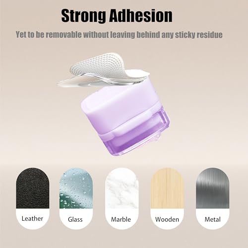 9Pack Magnetic Cable Clips,Night-Glowing Cord Holder,Purple - color: Purple Strawberry