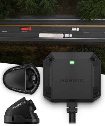 Garmin dezl DualView Camera System, LGV GPS Truck sat nav, Blind spot Monitor, Live View of Your Truck Sides, Rugged IPX7, Adjustable Lenses w/ Wearable4U Power Car/Wall Bundle