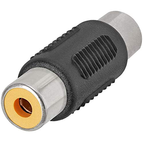 DALLUX Backup Camera RCA Video Cable,Car Reverse Rear View Camera Video Cable with Detection Wire(20FT/6m),AV Extension Cable with RCA Video Female to Female Coupler and Power Cable - size: RCAC02/20ft
