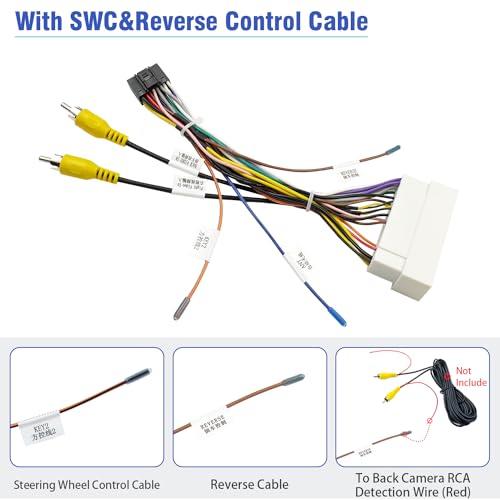Android Radio Wiring Harness RCA Adapter for Hyundai Kia - style: 16P-38/35P+RCA for Hyundai/Kia 17-20