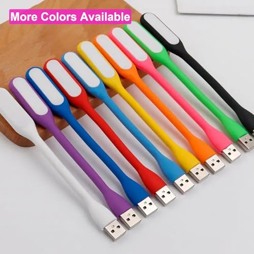 Mini Flexible Light, Portable USB Led Reading Night Lamp for PC Laptop Computer Notebook Power Bank - 2 Pack (Purple) - color: Purple