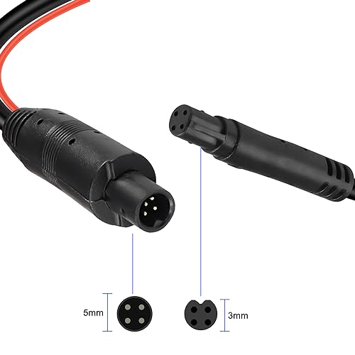 MEIRIYFA 4 Pin Backup Camera Extension Cable, 4 Pin Male to Female Dash Cam Extension Cord Rear View Camera Cable with Trigger Wire for Car, Pickup, Truck, SUV, Trailer (18FT) - size: 4 PIN