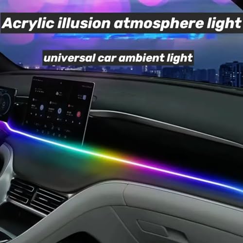 Interior Car Ambient Lighting Neon Kit for Center Console Dashboard Gap