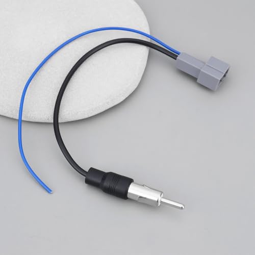 ECSiNG 1x Car Radio Antenna Adapter Cable 24 cm Compatible with Honda Civic 2012 CR-V Accord 2014 City AM FM