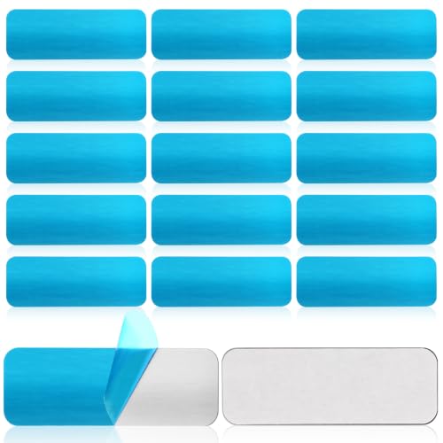 Hicarer 16 Pack Magnetic Strips for Under Cabinet Lights, 3.15 x 1.18 Inch Replacement Adhesive Magnetic Stickys Strips for Rechargeable Motion Sensor & Wireless Cabinet Lighting