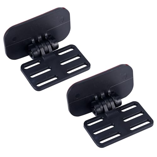 2pcs Rear Camera Holder, Adhesive Backup Camera Mount Dash Cam Mirror Mount Rear View Camera Bracket Reverse Camera Holder Rear Window Bracket, Easy to Install