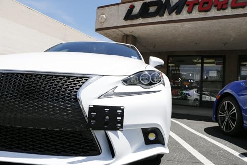 iJDMTOY Tow Hook License Plate Mounting Kit for Lexus is/CT (Exclude is-F) - style: Short