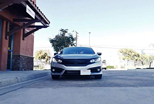 iJDMTOY License Plate Relocator Bracket for Honda 2016-21 Gen10 Civic