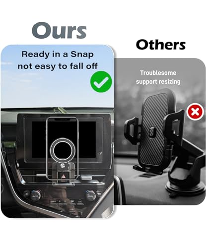 Car Phone Holder for Toyota Camry 2021 2022 2023 2024 Accessories - size: fit for 2021-2024 Toyota Camry
