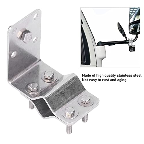 Truck Reversing Camera Bracket, Universal Stainless Steel Durable Rustproof Trucks Rear View Camera Bracket for Pickup Trucks