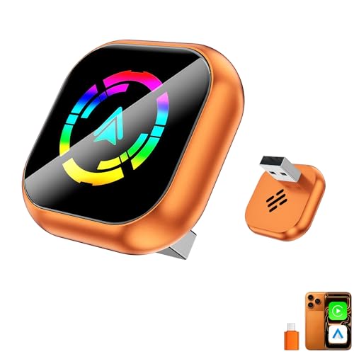 2-in-1 Wireless CarPlay Adapter for iPhone & Android Auto, Converts Wired to Wireless CarPlay in 5 Sec, Plug & Play No App Needed, Auto-Reconnect, Mini Dongle for 1000+ Cars iOS 10+ Android 11+