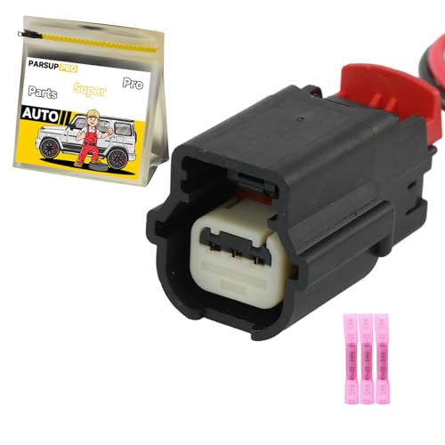3-Pin/Way PDC Bumper Parking Sensor Connector Auto Waterproof Wire Harness Repair Plug Pigtail for GM Replace 52042749 23428268
