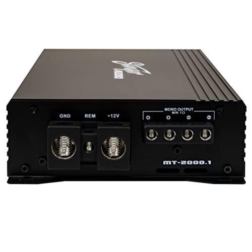 Stinger Audio MT20001 Compact Monoblock 2000W Class D Car Audio Amplifier - size: Monoblock 2000W