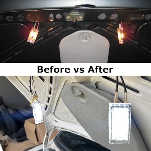 iJDMTOY LED Trunk Cargo Area Lights For BMW 1984-1992 E30 3 Series - style: Xenon White
