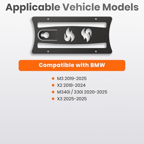 License Plate Mounting Kit Fits BMW M3 / X2, M340i / 330i, X3