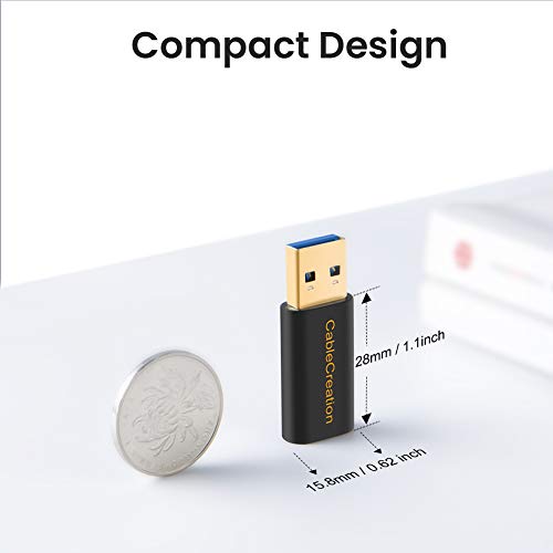 CableCreation 3-Pack USB C to USB Adapter, USB 3.1 5Gbps to USB C Adapter - style: Adapter-3Pack