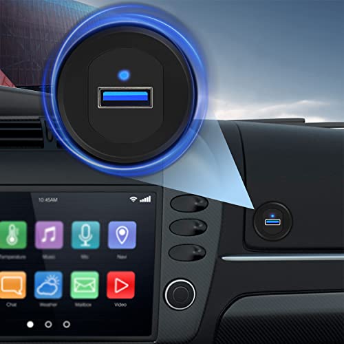 Single Port USB 3.0 Car Mount Flush Cable Male to Female with LED - style: Single Port 1ft