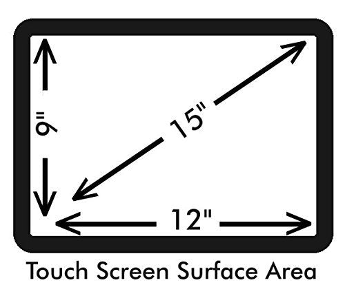 Anti-Glare 15" POS Touch Screen Protector For Pioneer Stealth M5 With Anti-Fingerprint properties.