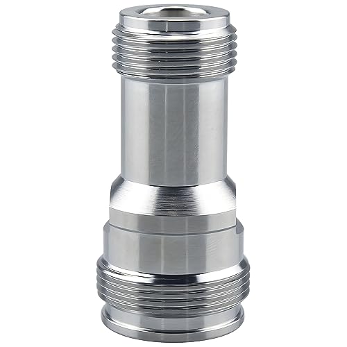 onelinkmore 4.3/10 Mini DIN Connector Female to N Female Adapter Teflon 0-6GHz Connector Coax Adapter - size: 4.3/10 Mini DIN Female to N Female