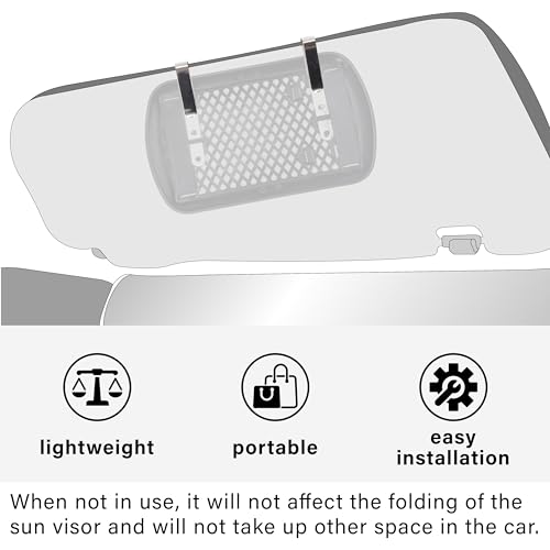 BFXM Car Visor Mirror, Universal Clip-On Car Mirror Vanity - size: 1PCS