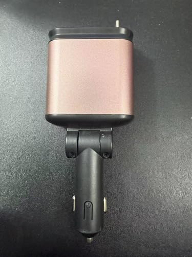 Retractable Car Charger with 31-Inch Cables 4 in 1 Fast Car Charger USB C Car Adapter with Starry Sky Light for iPhone 17 16 15 14 Car Accessories Gifts for Men Women Drivers (Pink) - color: PINK