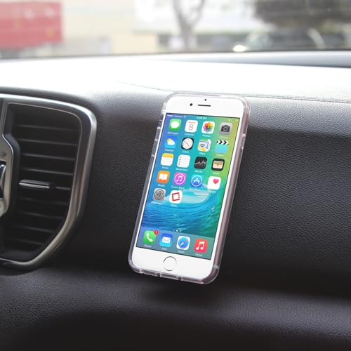 Cellet Multipurpose Mini Suction Cup Mat โ 5 Pack | Strong 3M Adhesive | Dashboard, Phone, Battery Pack Holder | Compact 2.3" x 3.3" Grip Pads for Car, Home, & Travel