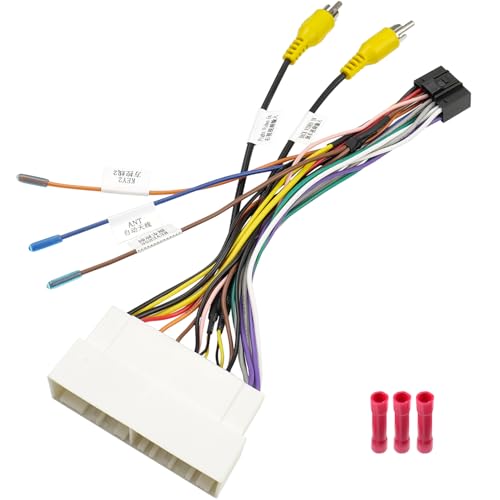 Android Radio Wiring Harness RCA Adapter for Hyundai Kia - style: 16P-38/35P+RCA for Hyundai/Kia 17-20