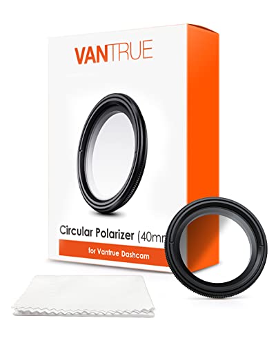 Vantrue 40mm Ultra-Slim CPL Circular Polarizer Filter for Dash Cam