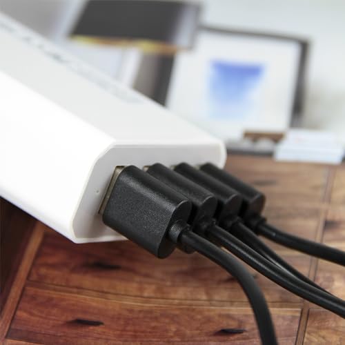Short USB Type C Cable, 10 Pack 0.5FT USB 2.0 Cables Black