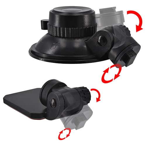 Mini Windshield Suction Cup Mount Dashboard Adhesive Sticky Bracket
