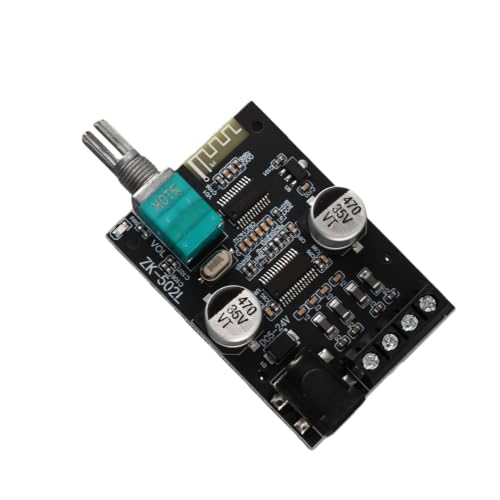 ZK‑502L Bluetooth Power Amplifier Board 5.0 Stereo Audio Receiver Channels Digital Audio Amplifier Module for DIY Speakers 5-24V
