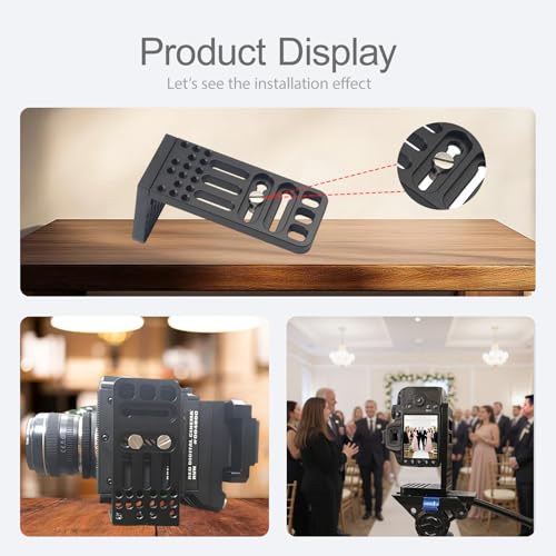Camera L Bracket,Universal Vertical Camera Horizontal Mount Plate - size: Short Version