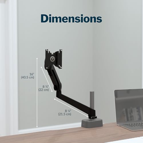 Vari Single Monitor Arm Addition – Black - size: Single Arm Addition