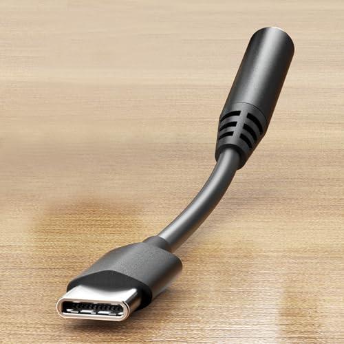 Enhance Audio & Reduce noise,USB C to 3.5mm headphone adapter, usbc to 3.5