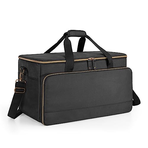 Trunab Large Travel DJ Cable File Bag with Inner Detachable Divider