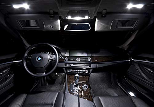 iJDMTOY LED Sun Visor Vanity Mirror Lights For BMW 5/7 Series - style: Grey