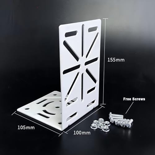 L-Shape Dome Camera Bracket Adapter,Universal Steel Vertical Ceiling Wall Mount Bracket Holder Wall Ceiling Mount Bracket for CCTV Surveillance Security Camera