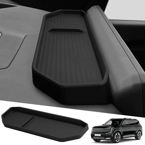 Behind The Screen Storage Box for KIA EV9 2024 2025 Center Console Organizer Dashboard Storage Box Fit 12.3-inch Screen Interior Accessories - size: Compatible with EV9 2024 2025