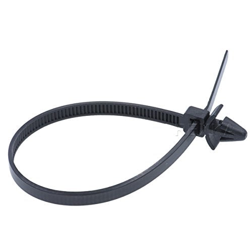 Rexka 30pcs Auto Car Push Mount Strap Cable Tie Compatible with Imports 200mm Length Toyota Honda Nissan Mazda Subaru Hyundai Kia - size: One Size