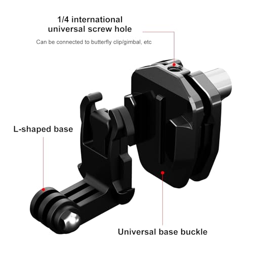 PULUZ Motorcycle Windshield Mount Clip, for Recording Cycling Experiences - size: Windshield Mount Clip